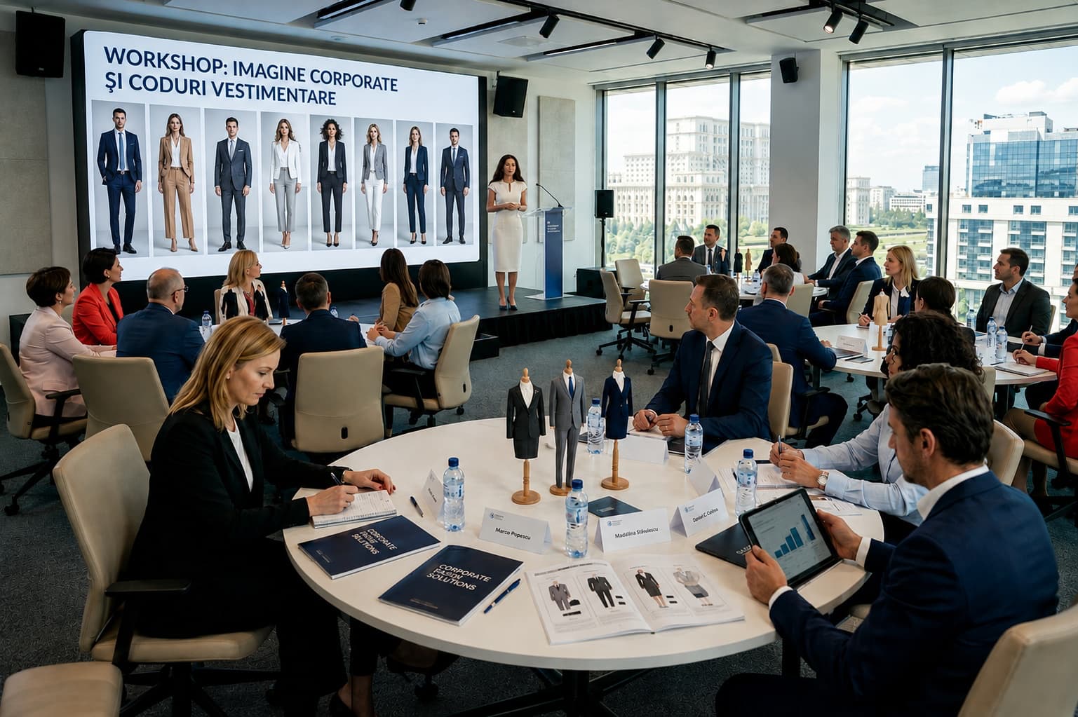 Workshop imagine profesionala pentru echipe corporate - consultanta Evolutiv Bucuresti